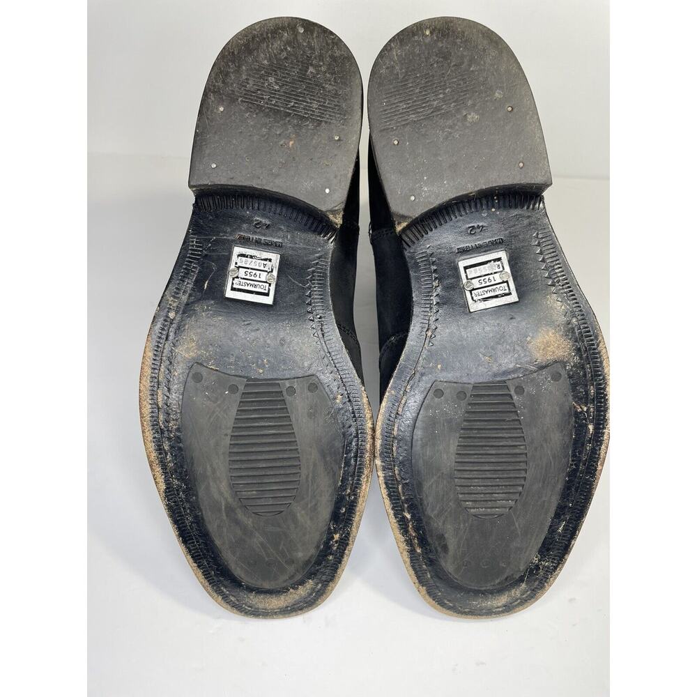 size 42 Belstaff Tourmaster 1955 Black ankle boots slip on chelsea made in Italy - Picture 7 of 11